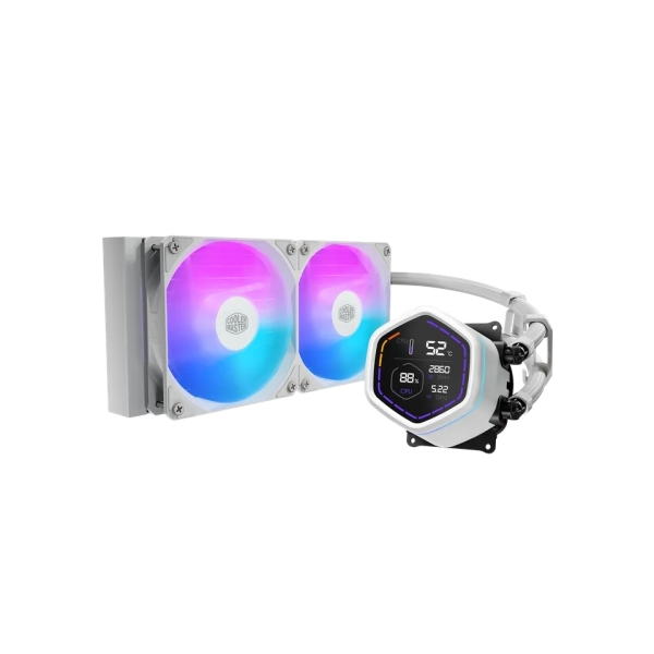 Cooler Master Masterliquid Core Nex Digital 240 ARGB Kit de Refrigeracion Liquida - Pantalla LED Digital 2,1\" - Color Blanco Cooler Master Masterliquid Core Nex Digital 240 ARGB Kit de Refrigeracion Liquida - Pantalla LED Digital 2,1\" - Color Blanco