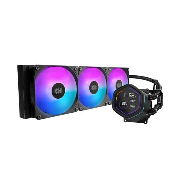 Cooler Master Masterliquid Core Nex Digital 360 ARGB Kit de Refrigeracion Liquida - Pantalla LED Digital 2,1\" - Color Negro Cooler Master Masterliquid Core Nex Digital 360 ARGB Kit de Refrigeracion Liquida - Pantalla LED Digital 2,1\" - Color Negro