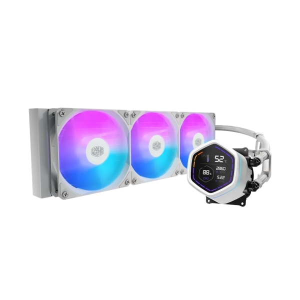 Cooler Master Masterliquid Core Nex Digital 360 ARGB Kit de Refrigeracion Liquida - Pantalla LED Digital 2,1\" - Color Blanco Cooler Master Masterliquid Core Nex Digital 360 ARGB Kit de Refrigeracion Liquida - Pantalla LED Digital 2,1\" - Color Blanco
