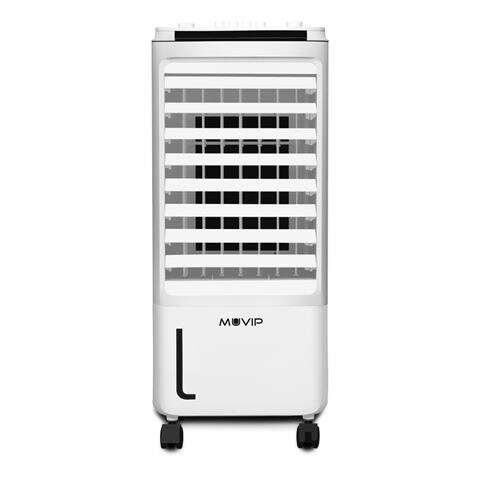 Muvip Climatizador 7.5 Litros, 80W, 3 Velocidades, Oscilación 70º, Temporizador, Humidificador, Caudal 280m³/h, con Ice-Pack Muvip Climatizador 7.5 Litros, 80W, 3 Velocidades, Oscilación 70º, Temporizador, Humidificador, Caudal 280m³/h, con Ice-Pack