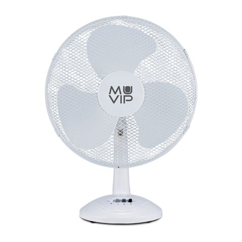 Muvip Ventilador de Sobremesa - 50W - 3 Velocidades - Color Blanco Muvip Ventilador de Sobremesa - 50W - 3 Velocidades - Color Blanco
