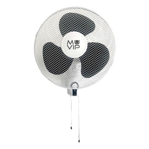 Muvip Ventilador de Pared - 45W - 3 Velocidades - Color Blanco Muvip Ventilador de Pared - 45W - 3 Velocidades - Color Blanco