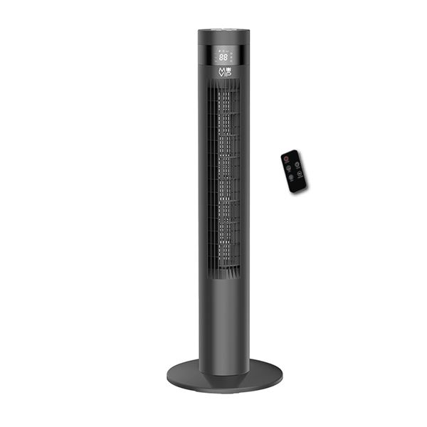 Muvip Ventilador de Torre - 50W - 3 Velocidades - Pantalla LED - Color Negro Muvip Ventilador de Torre - 50W - 3 Velocidades - Pantalla LED - Color Negro