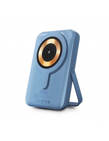 Urban Factory Magnee Power Powerbank Universal 10000mAh - Entrada USB-C - Salida USB-C, USB-A e Inalambrica - Color Azul