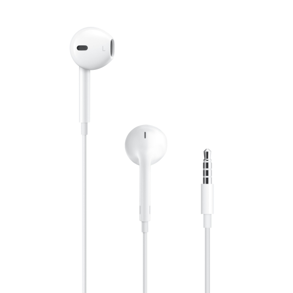 Apple EarPods Auriculares Binaurales - Microfono Integrado - Control de Volumen - Jack 3.5mm - Color Blanco