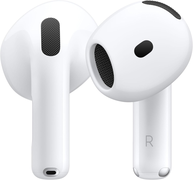Apple AirPods 4ª Gen Auriculares Inalambricos - Cancelacion Activa de Ruido - Estuche de Carga - USB-C - Color Blanco