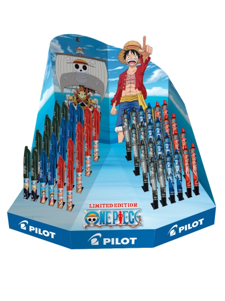 Pilot One Piece Expositor de 24 Boligrafos Frixion Ball + 24 Boligrafos Frixion Ball Plus - Borrables - Recargables - Colores Surtidos