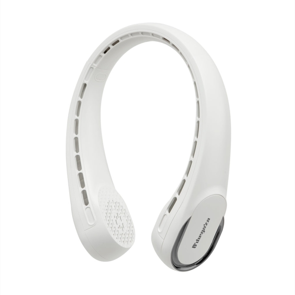 Orbegozo NF 4500 Ventilador de Cuello Refrescante - Motor DC - 3 Velocidades - Salida de Aire 360 - Silencioso - Bateria de 3600mAH - Color Blanco
