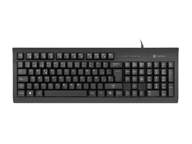 Natec Moray Teclado con Lector Smart ID - 105 Teclas - Cable 1,5 mtrs - Color Negro Natec Moray Teclado con Lector Smart ID - 105 Teclas - Cable 1,5 mtrs - Color Negro