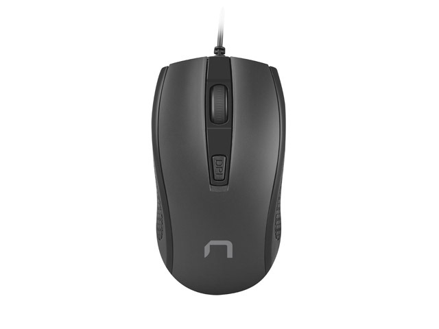 Natec Hoopoe 2 Raton Optico - 1600 dpi - Cable de 1,8 mtrs - 4 Botones - Color Negro Natec Hoopoe 2 Raton Optico - 1600 dpi - Cable de 1,8 mtrs - 4 Botones - Color Negro