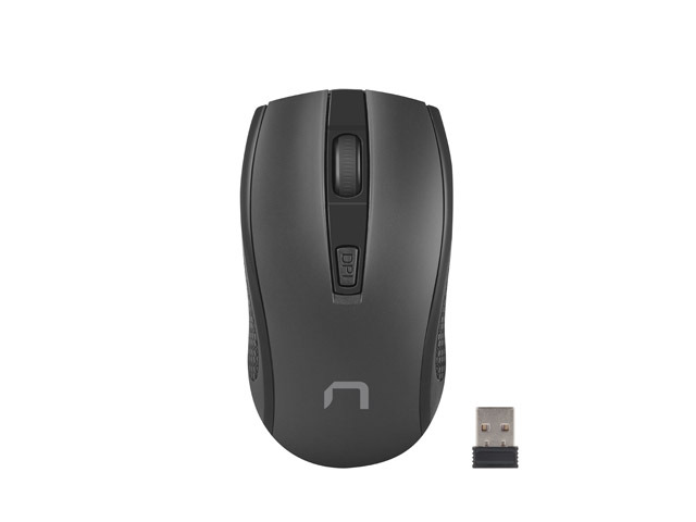 Natec Jay 2 Raton Optico Inalambrico - 1600 dpi - 2,4 Ghz - Adaptador USB - 4 Botones - Color Negro Natec Jay 2 Raton Optico Inalambrico - 1600 dpi - 2,4 Ghz - Adaptador USB - 4 Botones - Color Negro