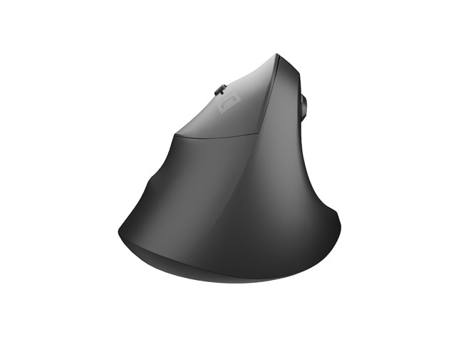 Natec Crake 2 Left Raton Optico Vertical Inalambrico - Diseño para Zurdos - 2.400 dpi - Bluetooth + 2,4Ghz - 6 Botones - Color Negro Natec Crake 2 Left Raton Optico Vertical Inalambrico - Diseño para Zurdos - 2.400 dpi - Bluetooth + 2,4Ghz - 6 Botones - Color Negro