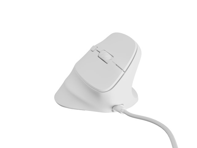 Natec Crake 2 Pro Raton Optico Vertical - 12.800 dpi - Programable - Ergonomico - Ilumincacion RGB Personalizable - Color Blanco Natec Crake 2 Pro Raton Optico Vertical - 12.800 dpi - Programable - Ergonomico - Ilumincacion RGB Personalizable - Color Blanco