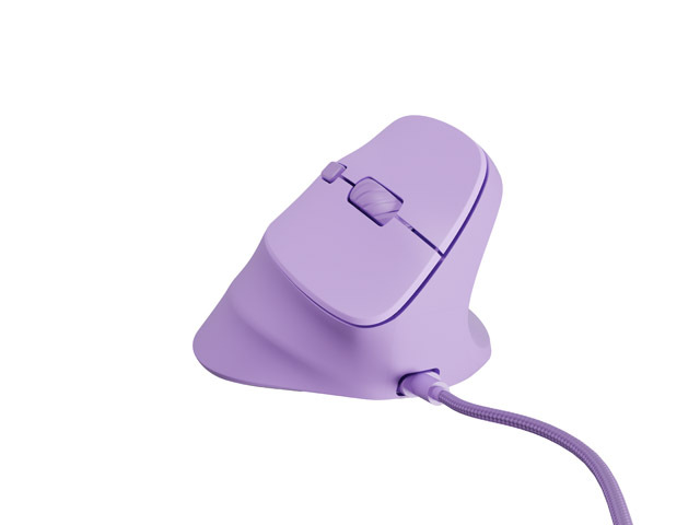 Natec Crake 2 Pro Raton Optico Vertical - 12.800 dpi - Programable - Ergonomico - Ilumincacion RGB Personalizable - Color Lavanda Natec Crake 2 Pro Raton Optico Vertical - 12.800 dpi - Programable - Ergonomico - Ilumincacion RGB Personalizable - Color Lavanda