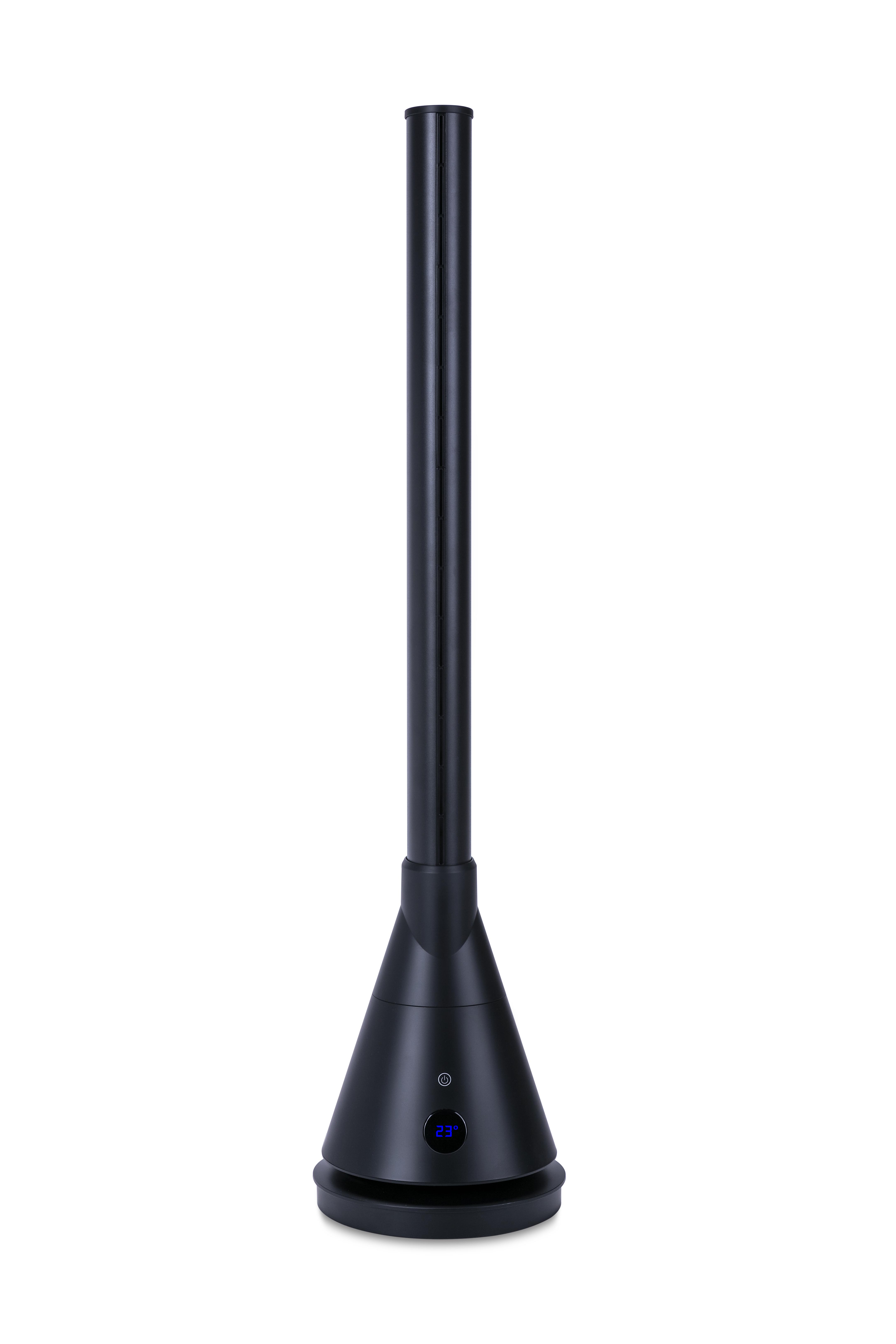 Newteck Dual 365 Torre de Ventilacion Frio/Calor 1800W - Oscilacion 80º - Modo Sueño - Panel Tactil - Mando a Distancia - Color Negro