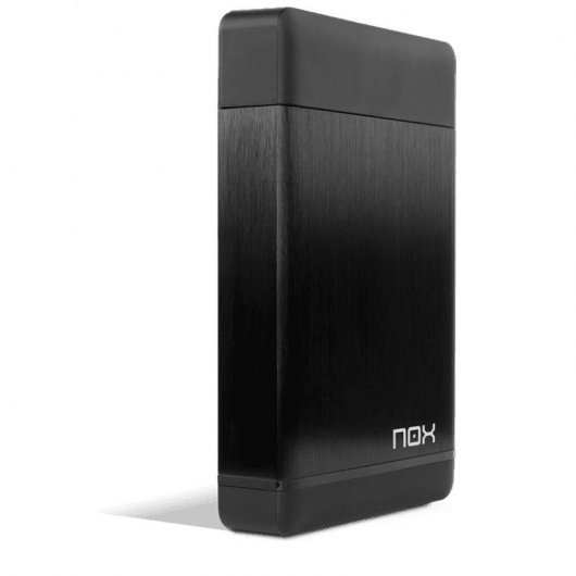 Nox Lite 3.5\'\' HDD/SSD Caja Externa USB 3.0 - Discos de hasta 10TB - Plastico y Aluminio - Color Negro