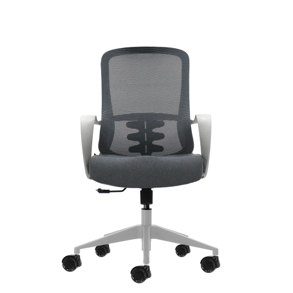 Oqonos Cherg 009 Silla de Oficina Ergonomica con Respaldo de Malla Transpirable, Piston de Gas Clase 4, Soporte Lumbar, Reposabrazos Fijos, Asiento Ergonomico Moldeado y Ruedas de Silicona - Gris Oqonos Cherg 009 Silla de Oficina Ergonomica con Respaldo de Malla Transpirable, Piston de Gas Clase 4, Soporte Lumbar, Reposabrazos Fijos, Asiento Ergonomico Moldeado y Ruedas de Silicona - Gris