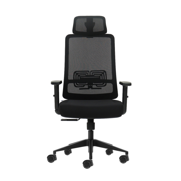 Oqonos Cherg 016 Silla de Oficina Ergonomica con Reposacabezas Cervical Ajustable, Tejido Impermeable, Mecanismo Autobalanceado, Soporte Lumbar Ajustable, Reposabrazos Ajustables en Altura y Ruedas de Silicona - Negro Oqonos Cherg 016 Silla de Oficina Ergonomica con Reposacabezas Cervical Ajustable, Tejido Impermeable, Mecanismo Autobalanceado, Soporte Lumbar Ajustable, Reposabrazos Ajustables en Altura y Ruedas de Silicona - Negro