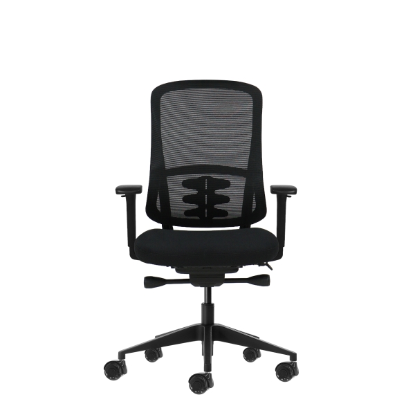 Oqonos Cherg 021 Silla de Oficina Ergonomica con Mecanismo Autobalanceado, Reposabrazos 4D, Asiento Deslizable y Ruedas de Silicona - Negro Oqonos Cherg 021 Silla de Oficina Ergonomica con Mecanismo Autobalanceado, Reposabrazos 4D, Asiento Deslizable y Ruedas de Silicona - Negro