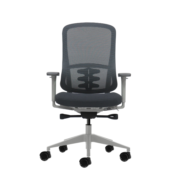 Oqonos Cherg 023 Silla de Oficina Ergonomica con Mecanismo Autobalanceado, Reposabrazos 4D, Asiento Deslizable y Ruedas de Silicona - Gris Oqonos Cherg 023 Silla de Oficina Ergonomica con Mecanismo Autobalanceado, Reposabrazos 4D, Asiento Deslizable y Ruedas de Silicona - Gris