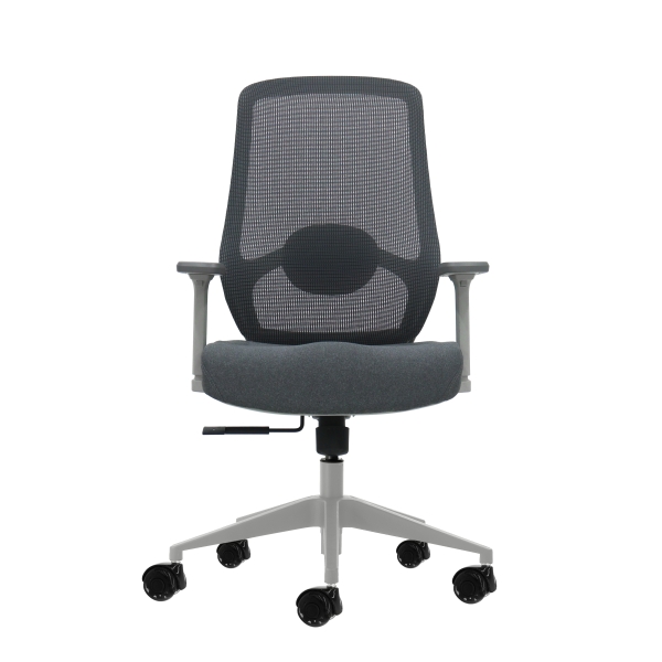 Oqonos Cherg 026 Silla de Oficina Ergonomica con Soporte Lumbar Ajustable en Altura y Profundidad, Reposabrazos 4D, Piston de Gas Clase 4, Asiento Ergonomico Moldeado y Ruedas de Silicona - Gris Oqonos Cherg 026 Silla de Oficina Ergonomica con Soporte Lumbar Ajustable en Altura y Profundidad, Reposabrazos 4D, Piston de Gas Clase 4, Asiento Ergonomico Moldeado y Ruedas de Silicona - Gris