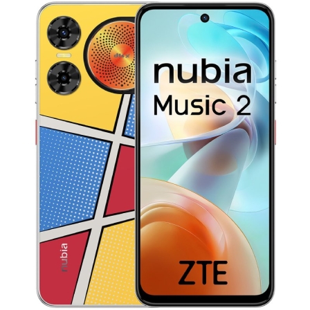 ZTE Nubia Music 2 5G Smartphone Pantalla 6,7\" - 4+4 GB RAM - 128 GB - 120 Hz- Bateria 5000 mAh - Color Pop Art