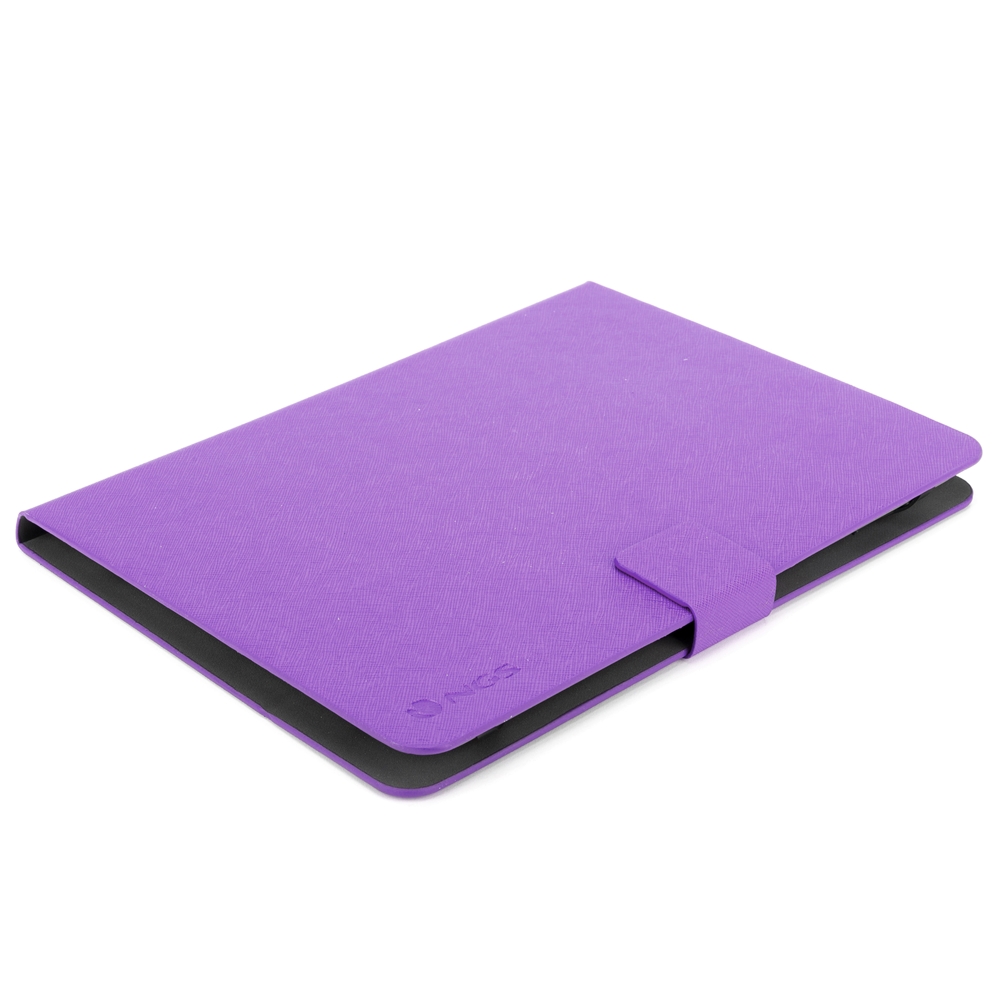NGS Papiro Plus Funda para Tablets de 9\" a 10\" - Antideslizante - Suave Revestimiento Interior - Cierre con Iman - Color Violeta