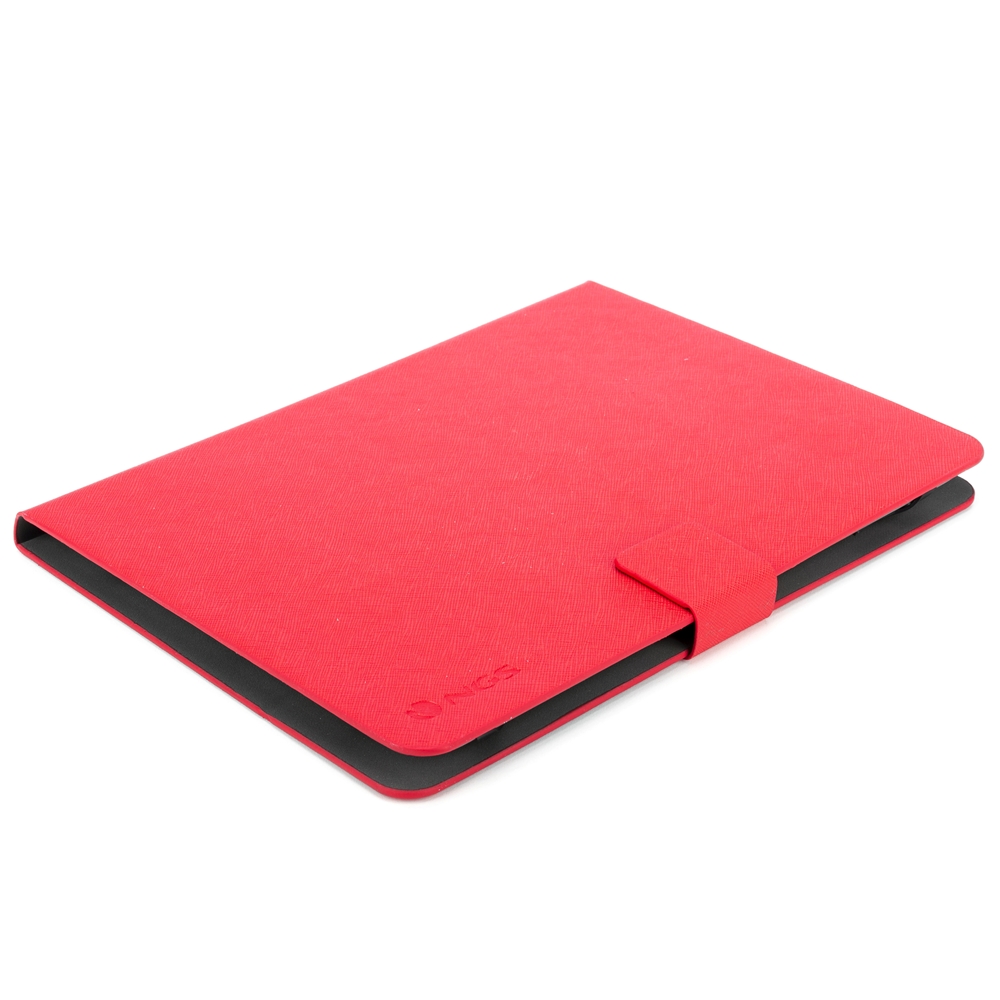 NGS Papiro Plus Funda para Tablets de 9\" a 10\" - Antideslizante - Suave Revestimiento Interior - Cierre con Iman - Color Rojo