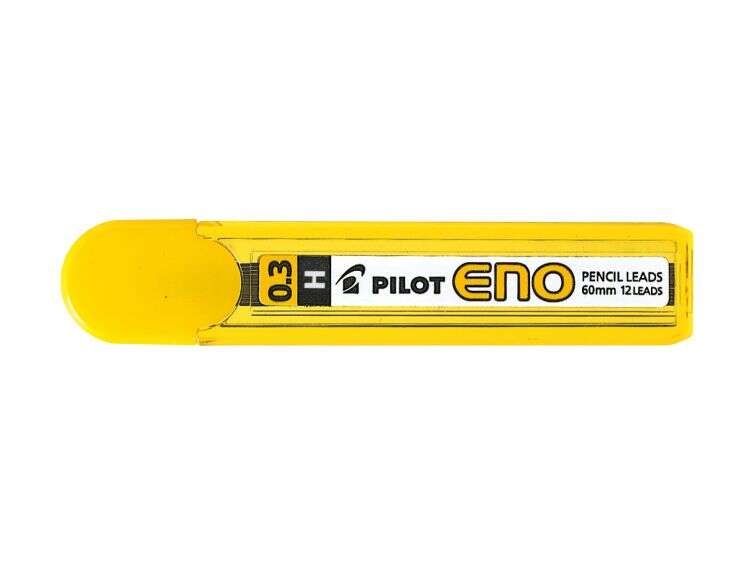 Pilot Caja de 12 Minas ENO 0.3 para Portaminas - Dureza H - Trazo 0.3mm