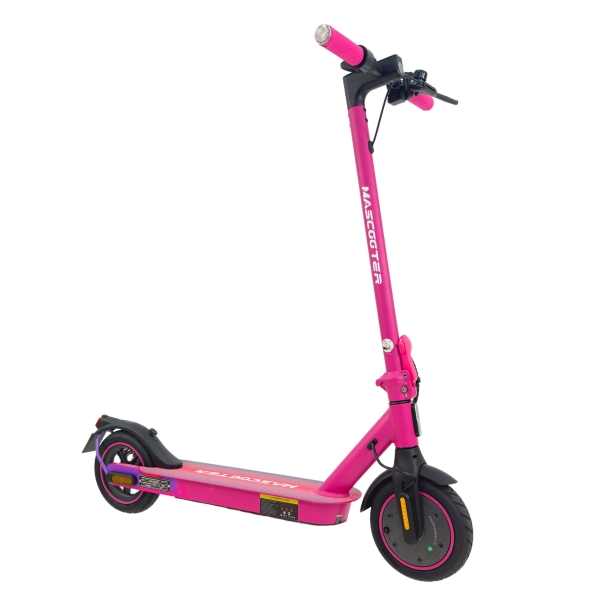 Mascooter S1 Furious Patinete Electrico Motor 300W - Homologado DGT - Autonomia hasta 20km - Carga Maxima 100kg - Ruedas 8.5\" - Color Rosa