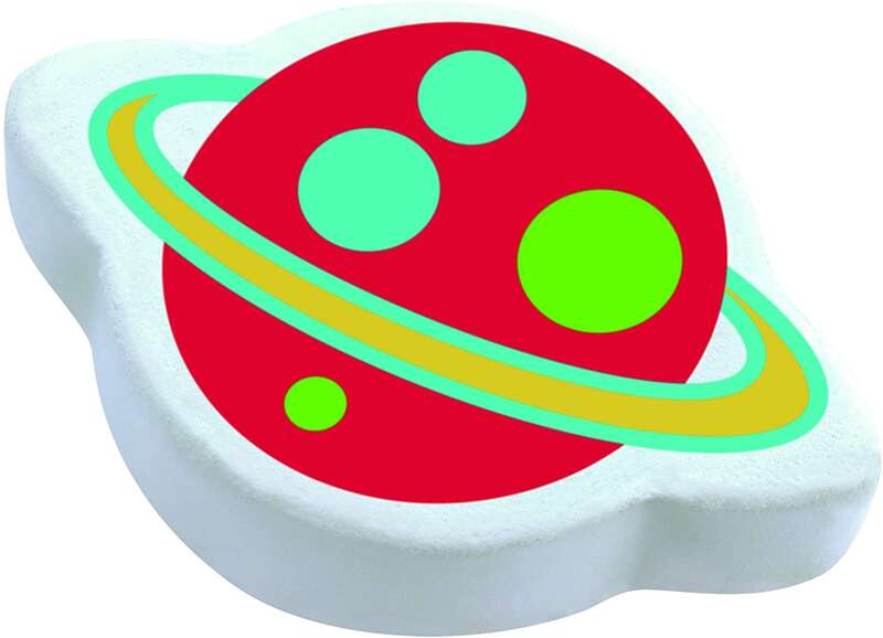 Milan 4740SH Edicion Super Heroes Space Goma de Borrar Flexible - Miga de Pan - Caucho Sintetico - Envueltas Individualmente - Color Blanco - Dibujos Surtidos