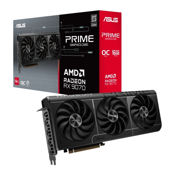 Asus Prime Radeon RX 9070 OC Edition Tarjeta Gráfica 16GB GDDR6