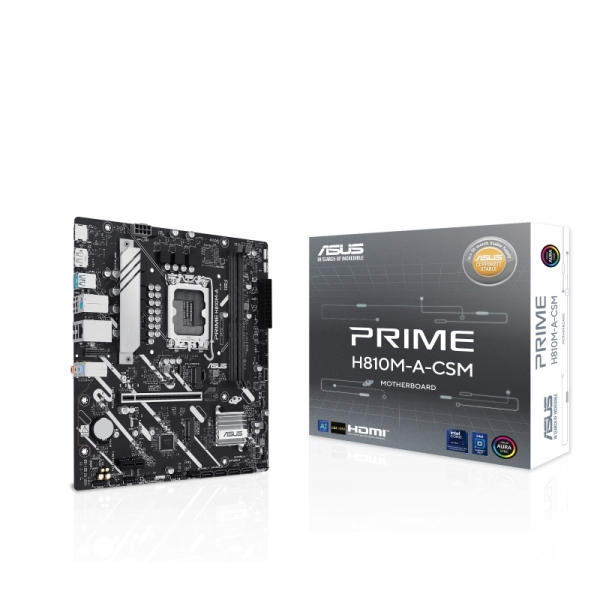 Asus Prime H810M-A-CSM Placa Base 2x DDR5, M.2, PCIe 4.0, Sata III, MicroATX Asus Prime H810M-A-CSM Placa Base 2x DDR5, M.2, PCIe 4.0, Sata III, MicroATX