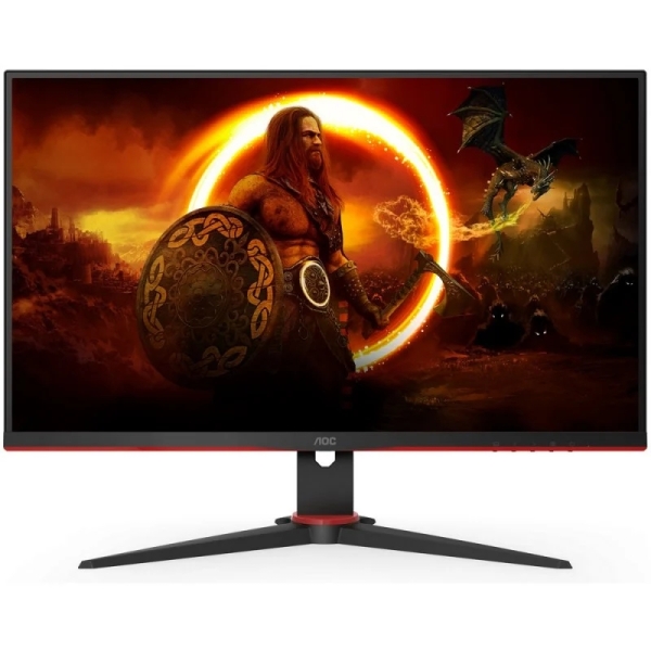AOC G2 Monitor 27\" LED VA QHD 155Hz FreeSync Premium - Respuesta 1ms - Angulo de Vision 178° - HDMI, DisplayPort, Audio - Montaje VESA 100x100