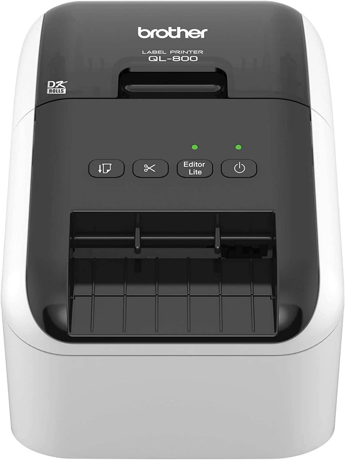 Brother QL800 Impresora Profesional Termica de Etiquetas USB - 93 Etiquetas por min. - Resolucion 300x600ppp - Impresion a Negro y Rojo - Cortador Automatico