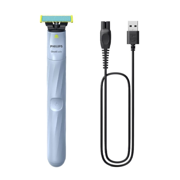Philips OneBlade 1st Shave QP1324/20 Afeitadora Hibrida Facial - Tecnologia OneBlade con Cuchilla Antifriccion y Puntas Redondeadas - Uso en Seco y Mojado 100% Impermeable Philips OneBlade 1st Shave QP1324/20 Afeitadora Hibrida Facial - Tecnologia OneBlade con Cuchilla Antifriccion y Puntas Redondeadas - Uso en Seco y Mojado 100% Impermeable