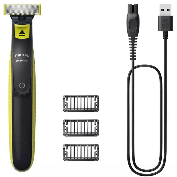 Philips OneBlade 360 QP2724 Recortadora Facial Inalambrica - Cuchilla 360 Flexible para Seguir los Contornos - Peine Guia Ajustable 5 en 1 - Tecnologia OneBlade 12000 Mov/min - Uso en Seco y Mojado - Autonomia 45min Philips OneBlade 360 QP2724 Recortadora Facial Inalambrica - Cuchilla 360 Flexible para Seguir los Contornos - Peine Guia Ajustable 5 en 1 - Tecnologia OneBlade 12000 Mov/min - Uso en Seco y Mojado - Autonomia 45min