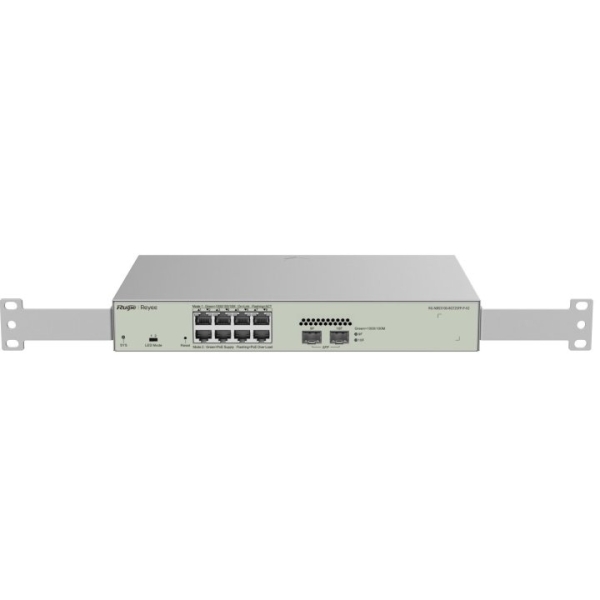 Ruijie RG-NBS3100-8GT2SFP-P-V2 Switch Gestionado en Capa 2 - 8 Puertos - PoE 125W - Carcasa de Acero - Color Acero Ruijie RG-NBS3100-8GT2SFP-P-V2 Switch Gestionado en Capa 2 - 8 Puertos - PoE 125W - Carcasa de Acero - Color Acero