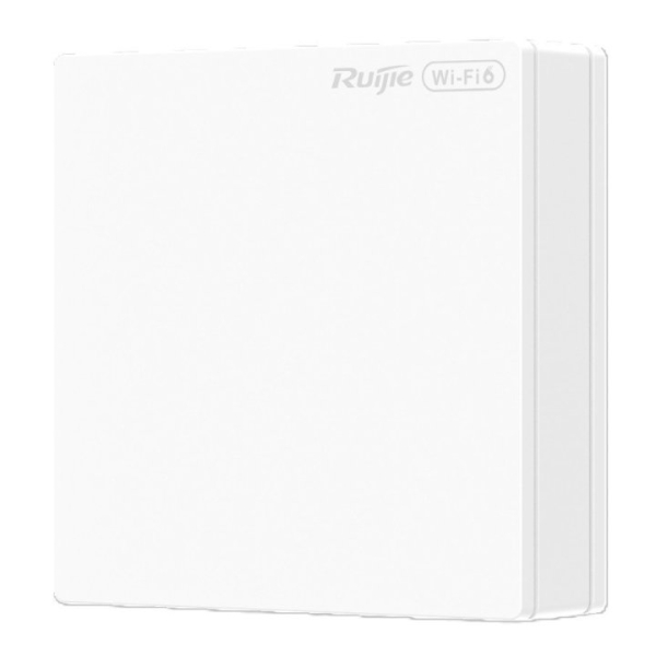 Ruijie RG-RAP62-Wall-Lite Punto de Acceso de Doble Radio - Montaje Pared - 1x 1GE LAN/WAN - PoE - 3Gbps - WiFi 6 AX3000 - Antenas Integradas Omnidireccionales Ethernet - Color Blanco Ruijie RG-RAP62-Wall-Lite Punto de Acceso de Doble Radio - Montaje Pared - 1x 1GE LAN/WAN - PoE - 3Gbps - WiFi 6 AX3000 - Antenas Integradas Omnidireccionales Ethernet - Color Blanco