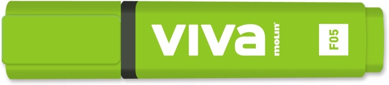 Molin Viva Marcador Fluorescente - Trazo entre 1 y 5mm - Tinta con Base de Agua - Color Verde Molin Viva Marcador Fluorescente - Trazo entre 1 y 5mm - Tinta con Base de Agua - Color Verde