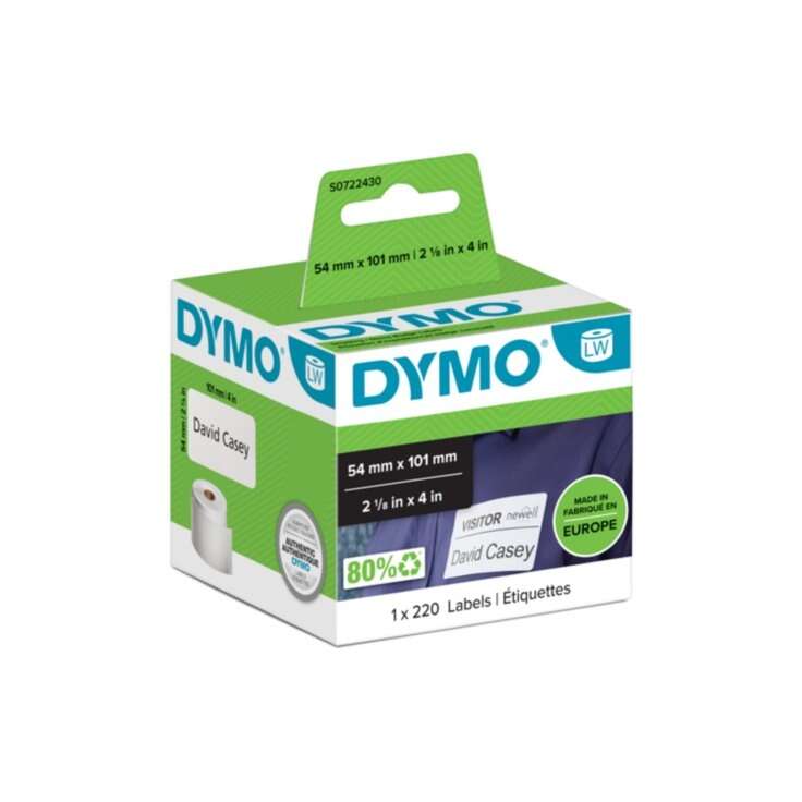Dymo LW 99014 Etiquetas Originales de Envios Autoadhesivas - 101x54mm - 220 Unidades - S0722430 Dymo LW 99014 Etiquetas Originales de Envios Autoadhesivas - 101x54mm - 220 Unidades - S0722430