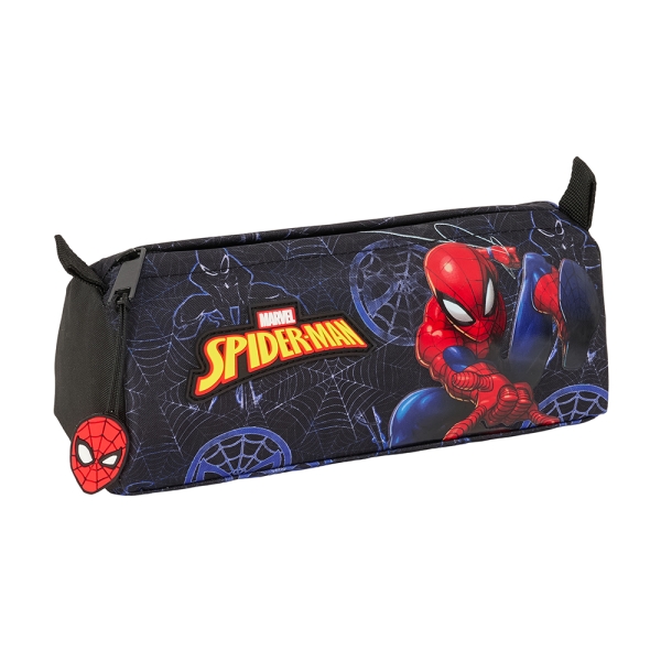 Safta Spider-Man Attack Estuche Portatodo - 1 Compartimento - 21x8x7cm - Color Negro