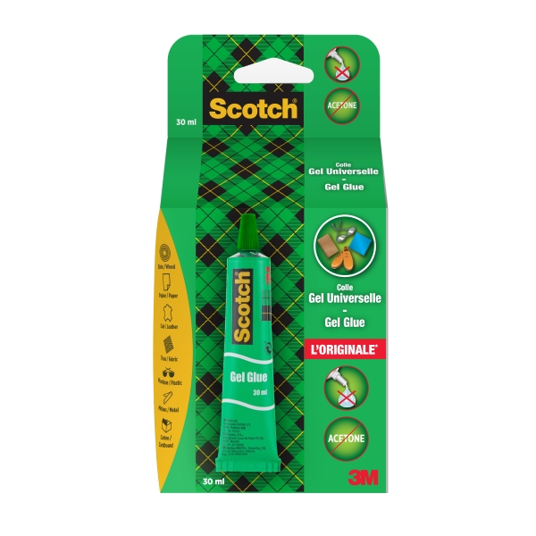 Scotch Tubo de Pegamento en Gel - 30ml - Color Transparente