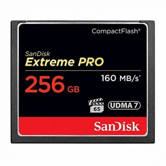 Sandisk Extreme Pro Tarjeta Compact Flash 256GB 160MB/s