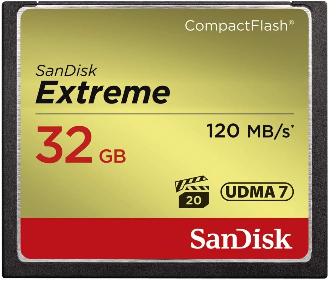 Sandisk Extreme Tarjeta Compact Flash 32GB 120MB/s