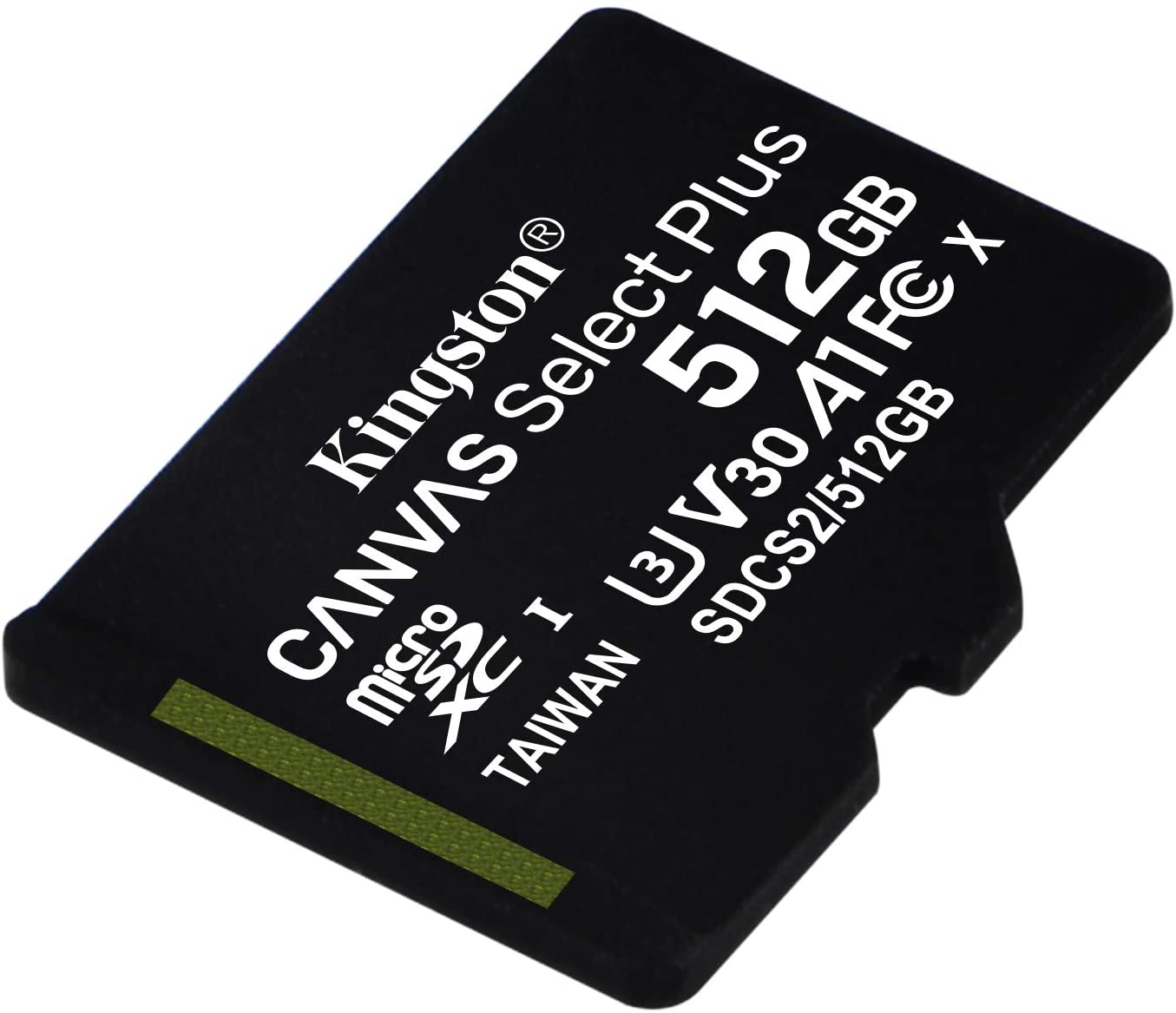 Kingston Tarjeta Micro SDXC 512GB Clase 10 100MB/s Canvas Select Plus