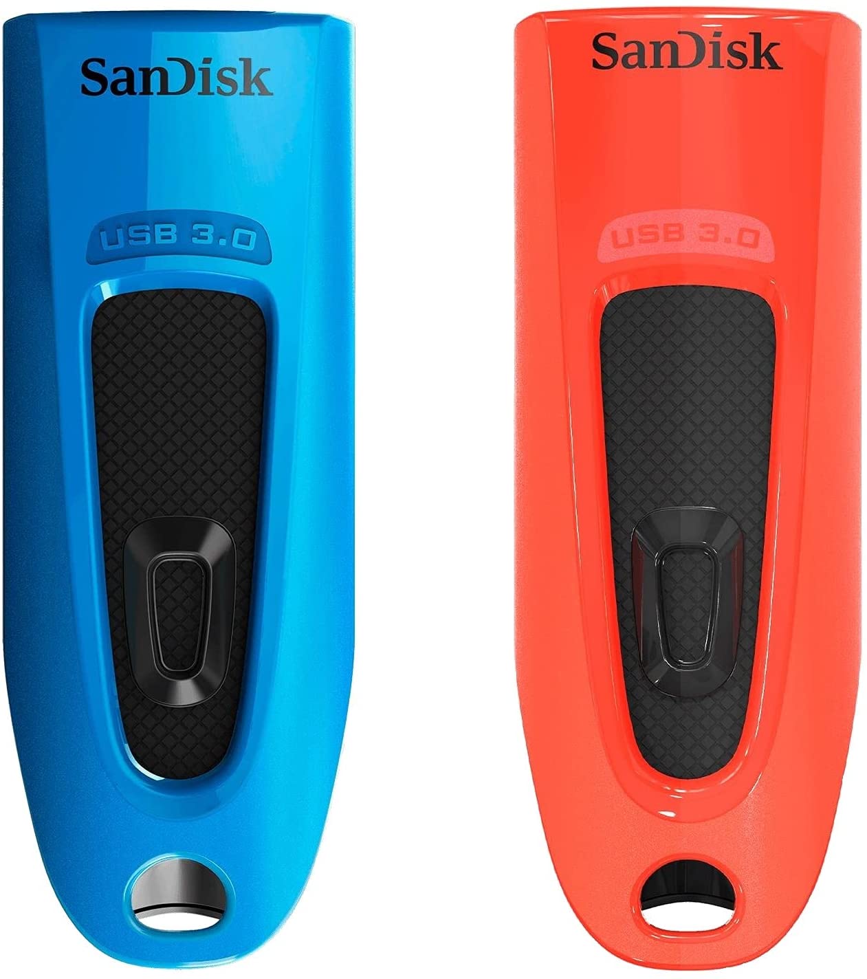 Sandisk Pack de 2 Ultra Memoria USB 3.0 32GB 130Mb/s - Color Azul y Rojo (Pendrive)