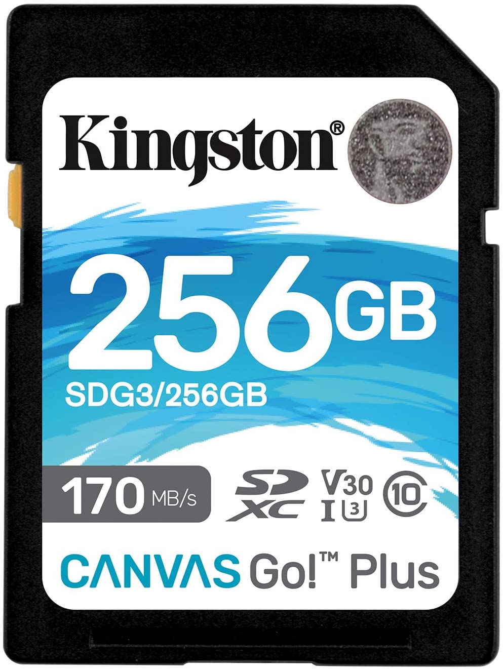 Kingston Tarjeta SDXC 256GB UHS-I U3 V30 Clase 10 170MB/s