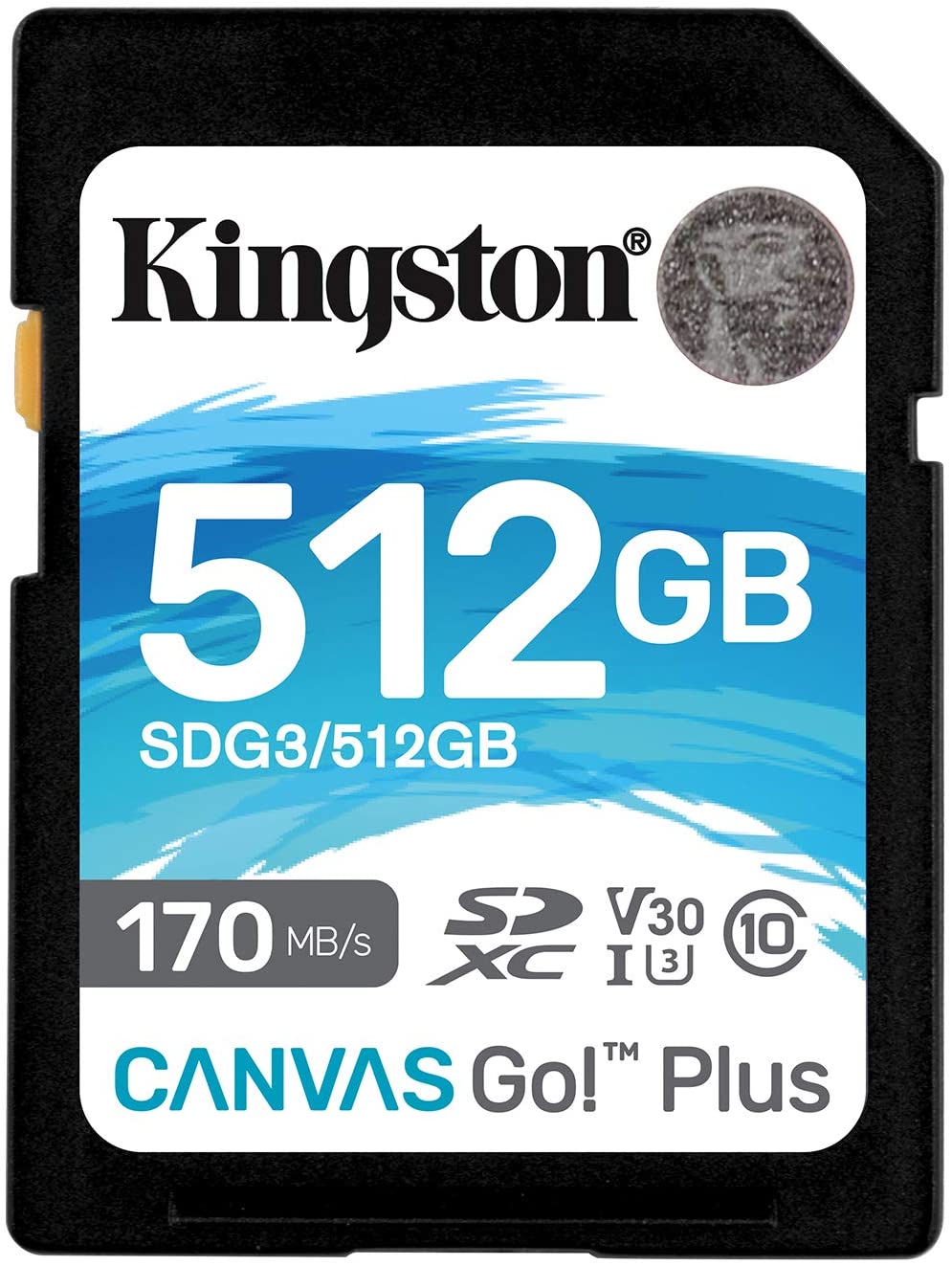 Kingston Tarjeta SDXC 512GB UHS-I U3 V30 Clase 10 170MB/s