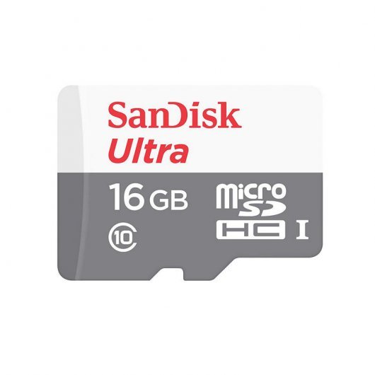 Sandisk Ultra Tarjeta Micro SDHC 16GB UHS-I Clase 10 80MB/s